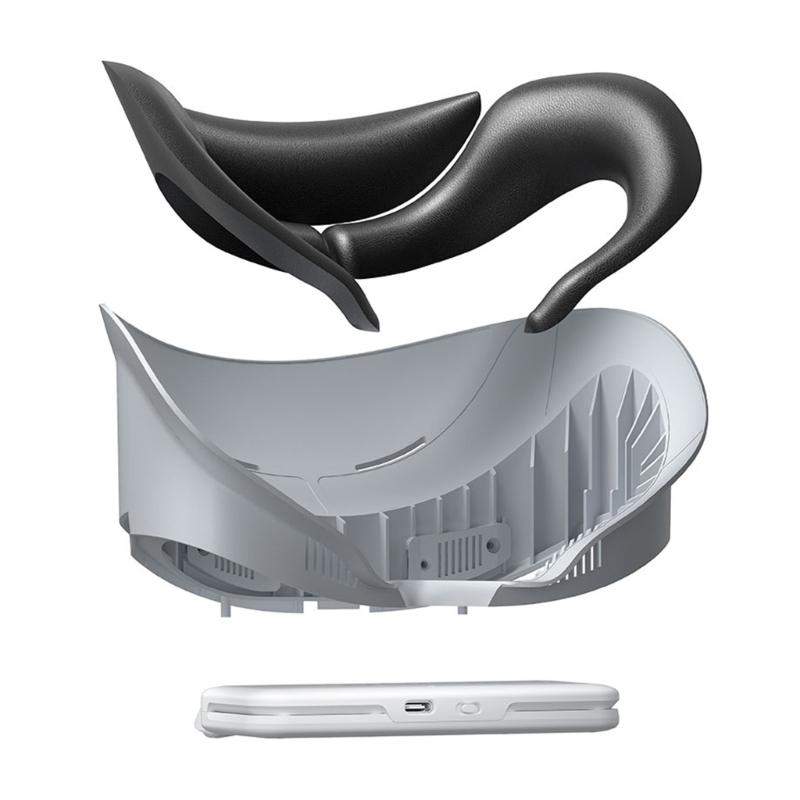 Светонепроницаемые лицевые накладки-интерфейсы для VR-гарнитуры Pico 4, накладки из ледяной ткани/полиуретана, рамка, лицевые накладки, аксессуар