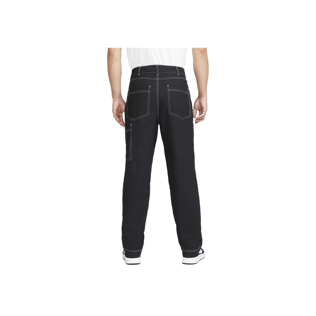 Nike SB Double-Knee Plain Skateboard Straight-Leg Casual Pants Men Bottoms Black FB8429-010