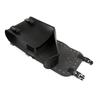 Bruce Shark Motorcycle Round Saddle Tool Waterproof PU Side Black & Saddlebag, Barrel, Bag, Bag, Bag,