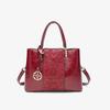 New Chinese-style original jacquard red handbag, wedding bag, Chinese-style elegant large-capacity handbag for middle-aged women and mothers