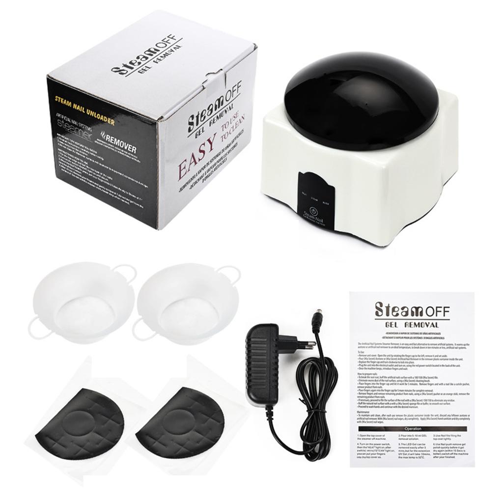 Nail Polish Remover Machine 36W Steam Off Gel Nail Remover Machine Automatic Electric Steam Gel UV Nail Polish Remover