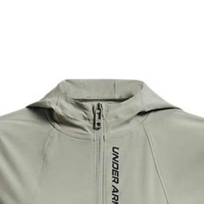 Under Armour Толстовка с принтом букв на молнии женская серая 1377043-504