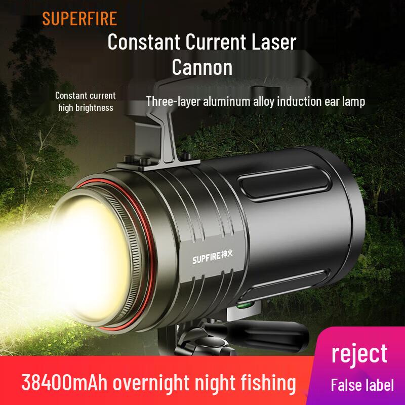 SupFire GF08 Rechargeable LED Flashlight & Searchlight