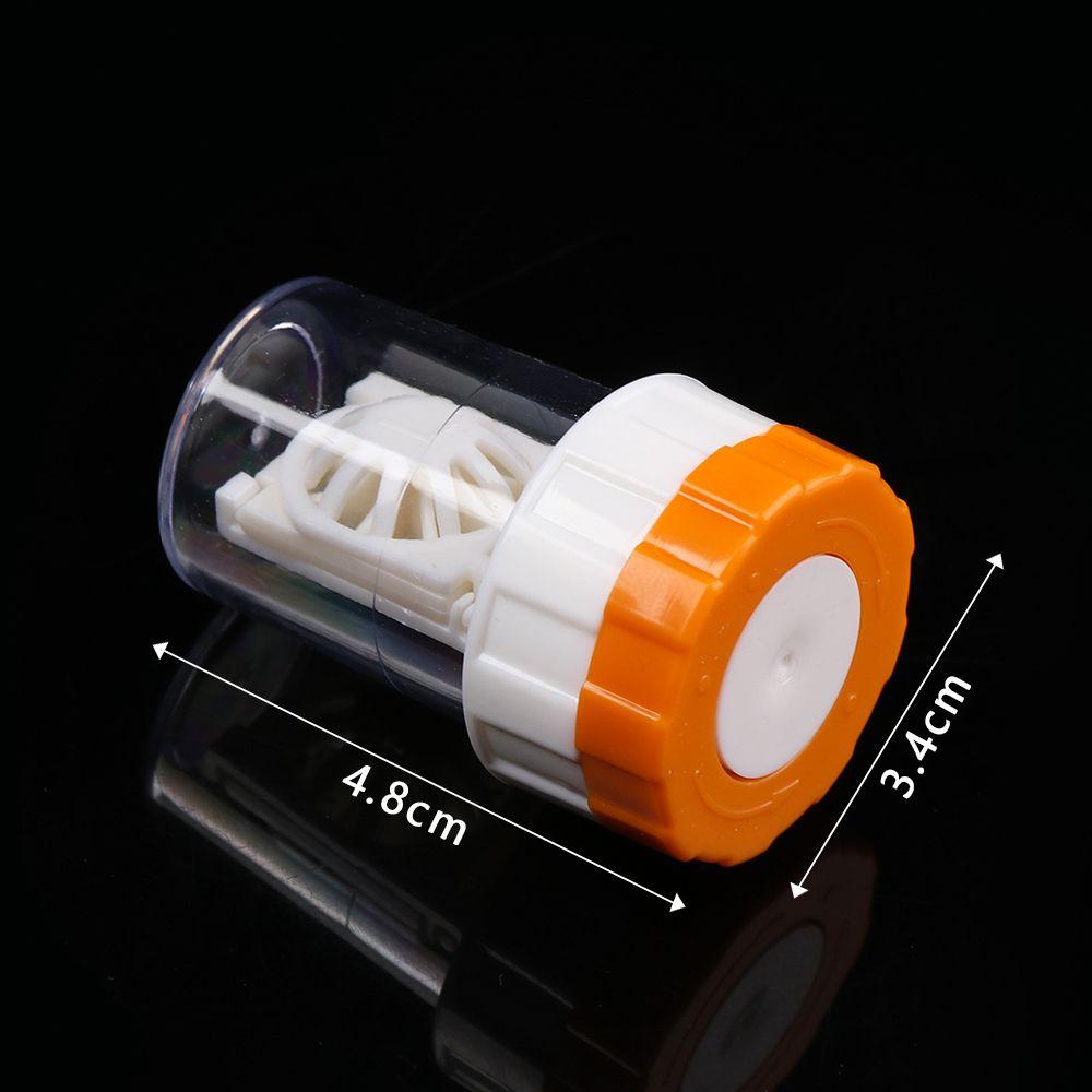 New Portable Plastic Soaking Box Travel Glasses Holder Contact Lens Case Candy Color