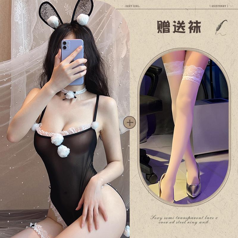 Flirting lingerie small breasts gather bunny uniform seduction suit free small breasts erotic lingerie