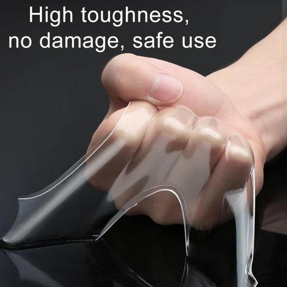 Double Sided Tape Heavy Duty Multipurpose Wall Tape Adhesive Strips Removable Mounting Tape Washable Strong Sticky Transparent Tape Gel