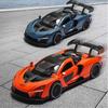 1:32 масштаба McLaren Senna, литая под давлением модель автомобиля, игрушечный автомобиль с функцией отката и звуковым светом для детей, мальчиков и девочек, коллекция для взрослых