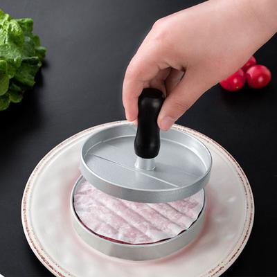 Пресс для бургеров, форма для гамбургеров из нержавеющей стали с антипригарным покрытием и 100 бумажными формочками для котлет