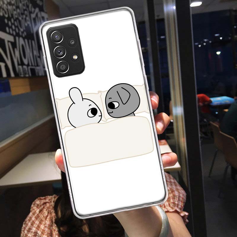 Милый Мультяшный Чехол для Телефона K-Kkamang для Samsung A54 A57 A37 A17 A14 A15 A12 A24 A34 A55 A35 A25 A52S A07 A05S A04S A22 A32 A72 Gal