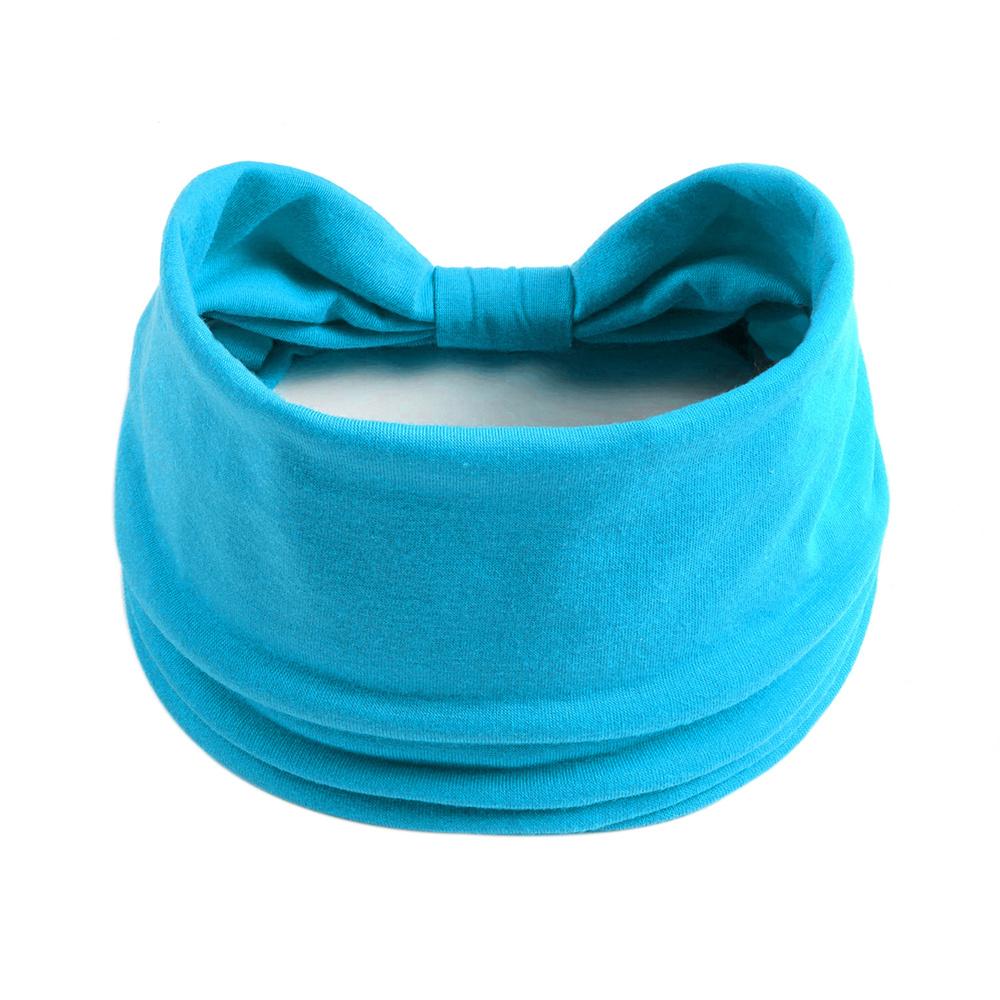 Широкие повязки на голову для женщин Стильные повязки на голову Бохо Повязки для волос Спорт Йога Тюрбан Хлопок Нескользящая бандана Аксессуары для волос