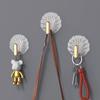 Acrylic Transparent Hook Strong Adhesive Kitchen Living Room Bathroom Wall Multifunctional Towe Key Clothes Hats Storage ADM