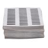40PCS Stainless Steel Weep Hole Cover Stops 2.75 Inch Brick Drain Hole Cover Can Be Cut Or Stacked