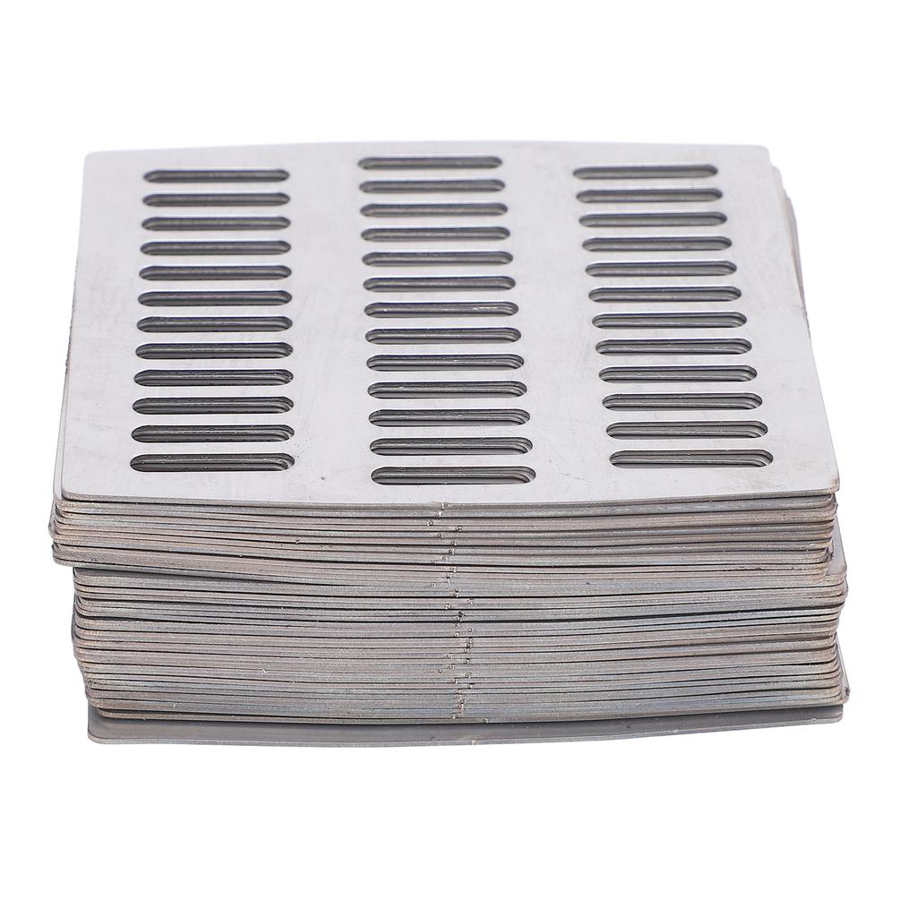 40PCS Stainless Steel Weep Hole Cover Stops 2.75 Inch Brick Drain Hole Cover Can Be Cut Or Stacked