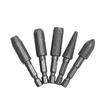 Hex Shank Rotary Steel File Drill Bits Burrs Grinding Grooved Sanding Engraving