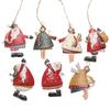Drop Ornaments Festival Supply Christmas Decorations Santa Claus Cartoon Angel Hanging Pendants