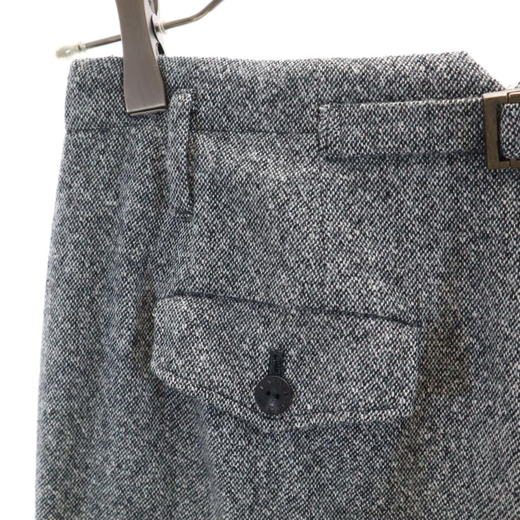 Lanvin Сделано в Японии Смесовая шерсть Зауженные брюки 38 Серый Женские Б/у