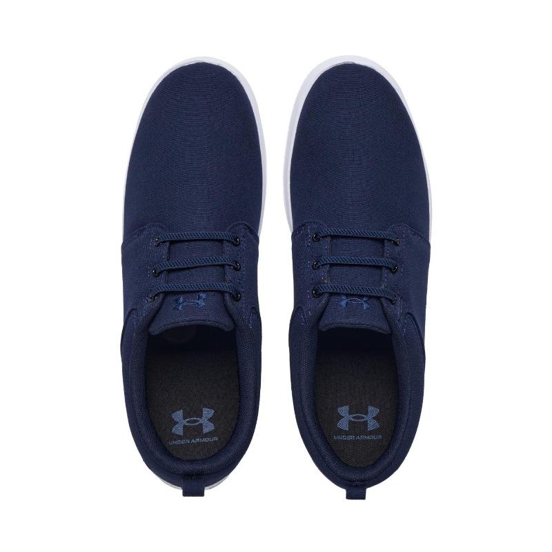 Under Armour Street Encounter Wear-resistant Ground-gripping Sports Low-top Lifestyle Shoes Unisex Navy Blue 3027969-410