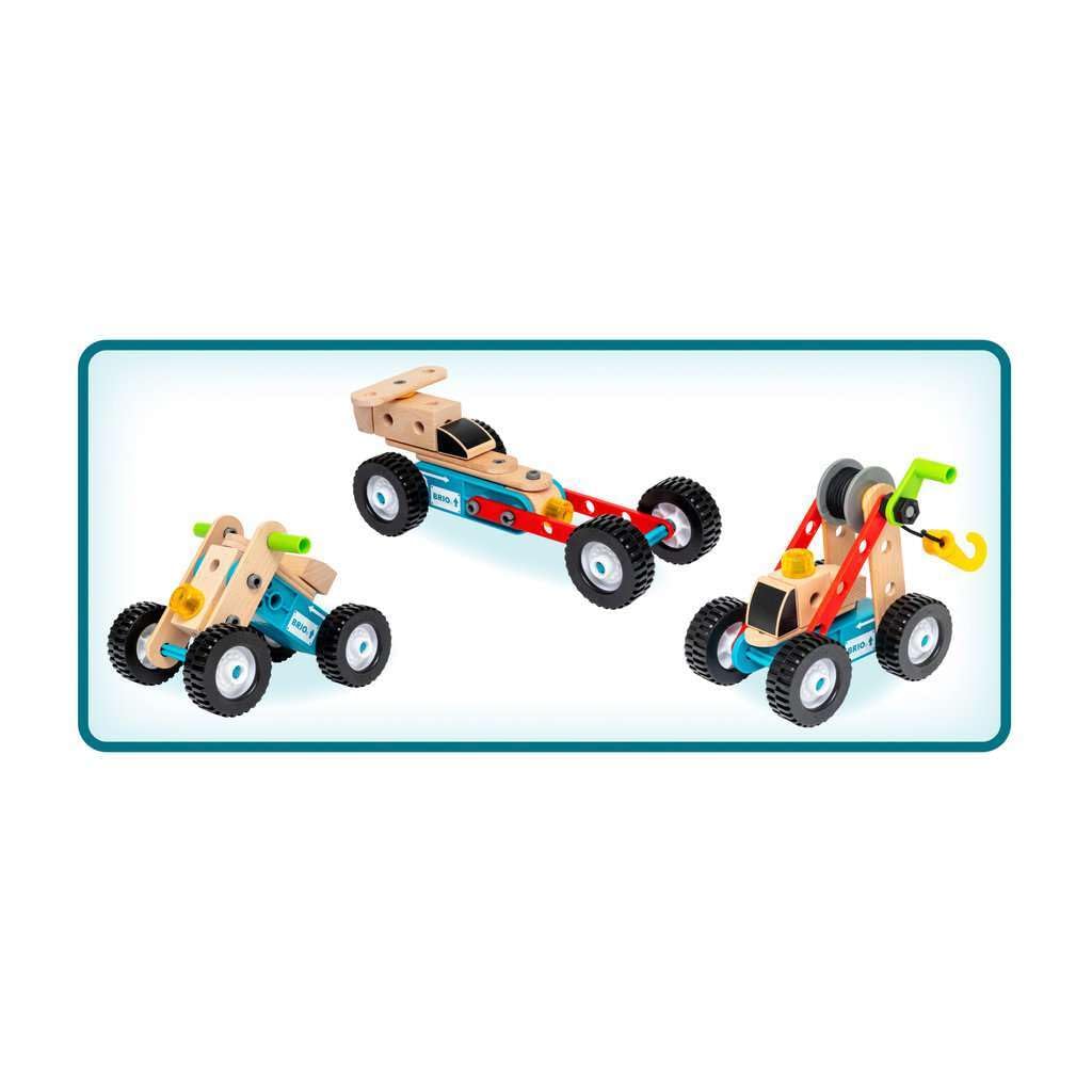 BRIO Деревянная железная дорога Образовательная игрушка Конструктор Мотор Возраст 67 Предмет Подарок Набор с подтягивающимся механизмом, 3+, Детали, Нет. 34595, День рождения/Рождество