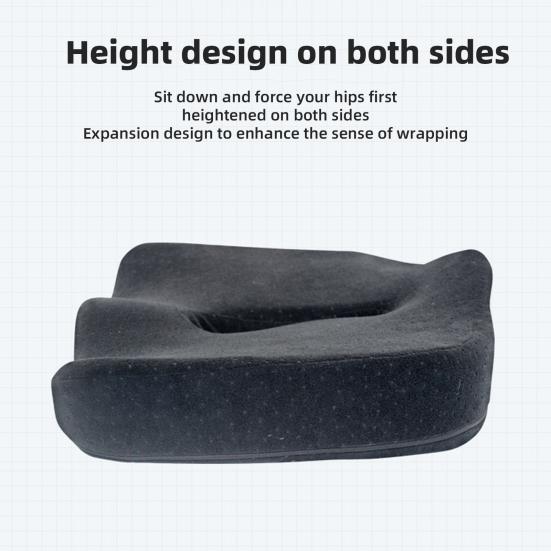 Memory Foam Seat Cushion Back Pain Relief Cushion Sciatica Relief Hip Cushion for Office Chair Car Seat Pregnancy Osteoarthritis