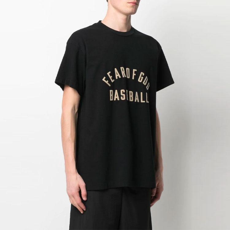 Fear of God Мужская футболка с круглым вырезом и короткими рукавами Essentials, черные топы FG50-063TJ-001