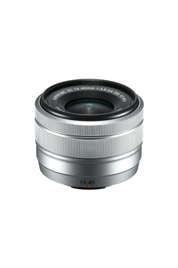 Fujifilm interchangeable Fujinon image power F PZ S X-series lens, zoom, standard, compact, XC15-45mm, stabilization, zoom, silver,