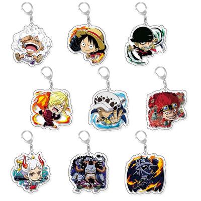 Брелок One Piece Луффи, Луффи в форме Никки, Акриловый брелок/подвеска для сумки