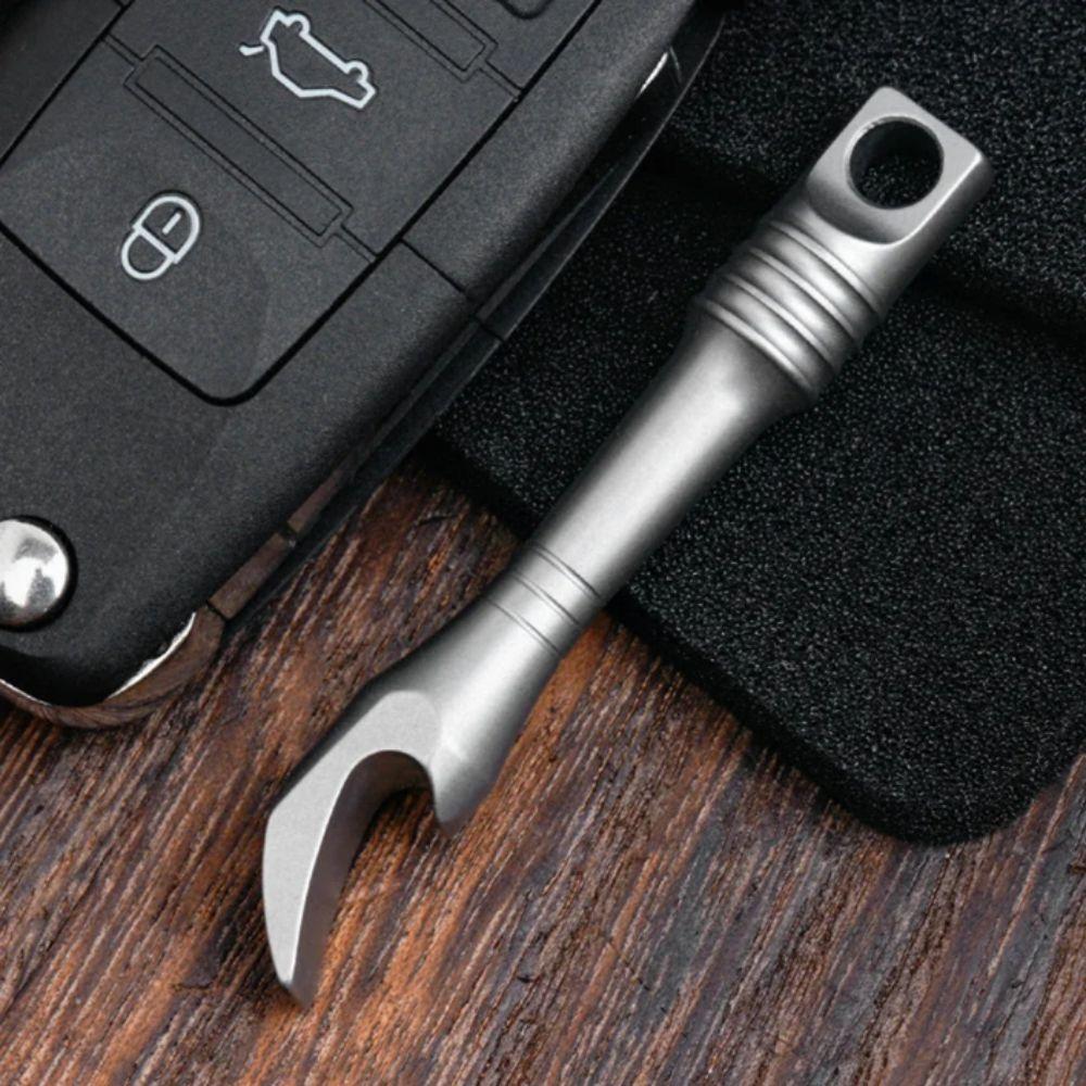 Multi-functional EDC Multi-functional Tool Titanium Zinc Zinc Alloy Bottle Opener Daily Use