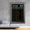 Винтажная доска аэропорта, доска прибытия, постеры с принтом, холст, картина, мотивационная цитата, настенное искусство, украшение для комнаты