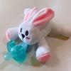 Игрушка-пустышка для младенцев из силикона, для детей от 0 до 24 месяцев, с подвесным плюшевым животным в качестве декора
