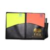 Fluorescent Red & Yellow Card Set with Leather Case for Referees