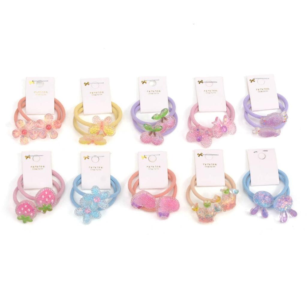 BIANHUAN Набор для волос из детских волос Волосы Детские волосы Волосы Волосы Рециталы Резинки, 10, Стильные, Милые, Аксессуары, Резинки, Ленты, Зажимы, Зажимы, Для девочек