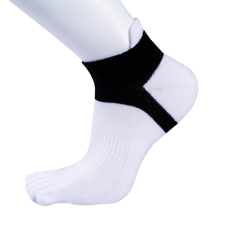 Men's Korean Cotton Split Toe Five-Finger Socks – Breathable, Sweat-Absorbent, Short, and Thin for Summer