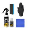Headlight Repair Kit Fix Yellowed Fogging Oxidation Car Lenses With Polish Uv Protectant Spray