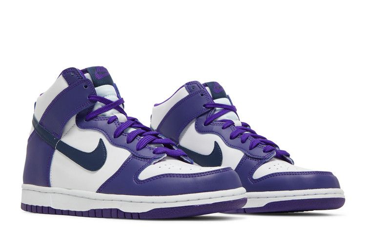 Nike Dunk High Electro Purple Midnight Navy (GS)