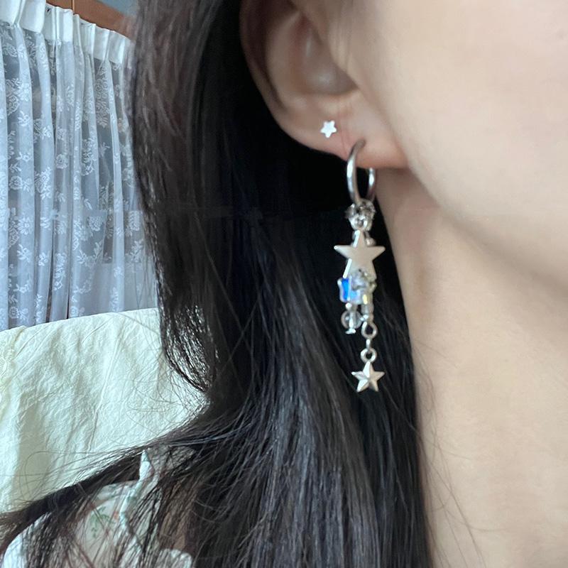 Серьги Y2K нерегулярные пентаграммы женские милые крутые модные серьги-кисточки ювелирные изделия для вечеринок подарки