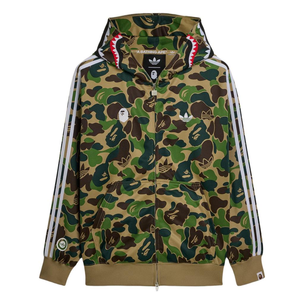 adidas Originals x BAPE КУРТКА-ХУДИ НА МОЛНИИ SHARK Унисекс KF4916