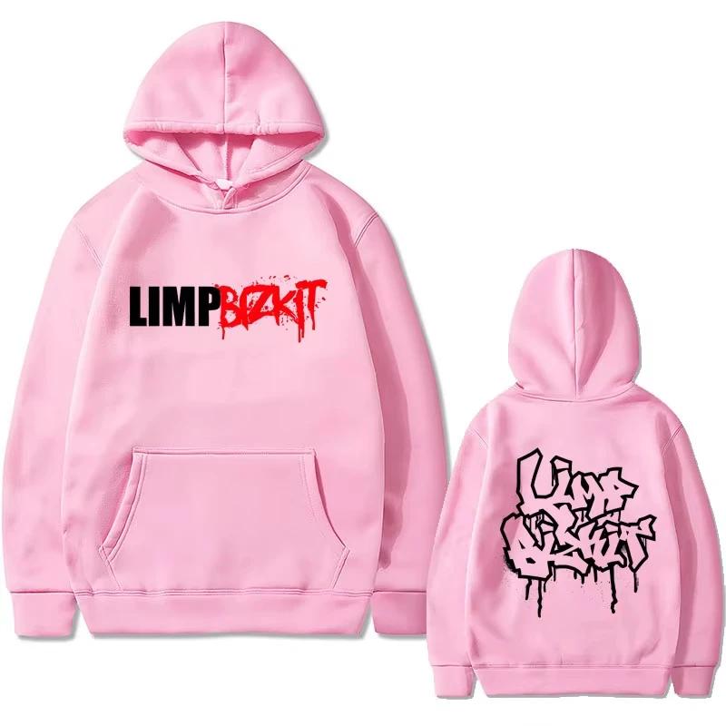 Графическая футболка группы Limp Bizkit Мерч для фанатов рок-музыки Футболка унисекс с коротким рукавом Повседневная уличная мода в стиле метал для любителей рок-музыки
