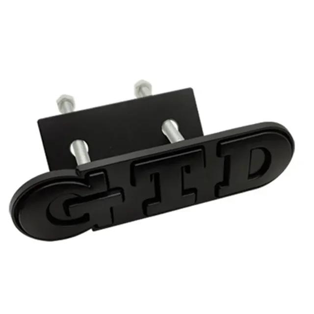 BRQ1 For VOLKSWAGEN VW GTI 3D Metal GTD Front Grille Badge Emblem Sticker for VW Polo Golf 5 6 7 CC Passat Jetta MK4 MK5 MK6 Car Styl oq2