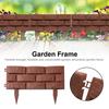 Garden Plastic Fence Edging Decorative Picket Outdoor Barrier Flower Pet Fences Outdoor Home Garden Landscape Plant Lawn Fence