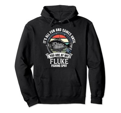 Fluke Fisherman Supplies Флисовая толстовка для ловли камбалы