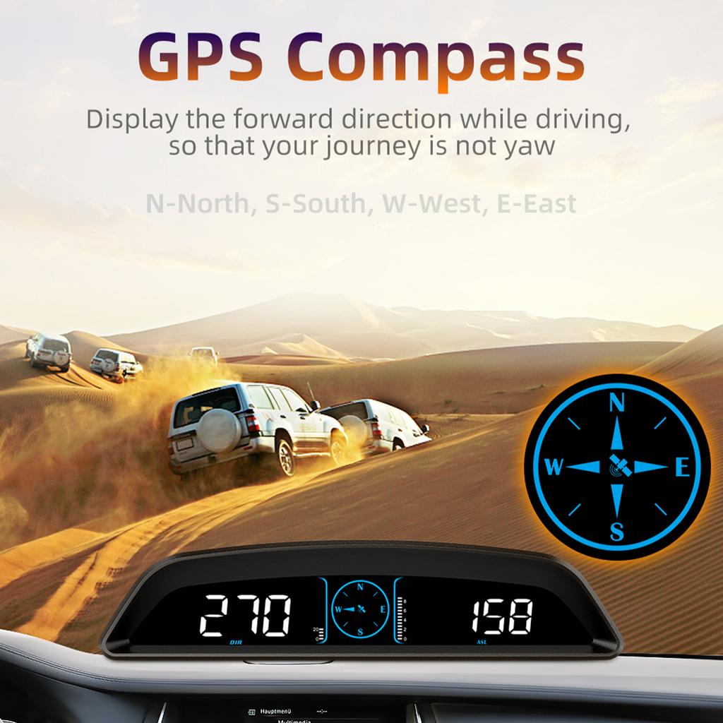 G2 G3 Автомобильный GPS HUD Спидометр Head Up Display HD Цифровой экран Сигнализация превышения скорости Спидометр Автомобильные электронные аксессуары