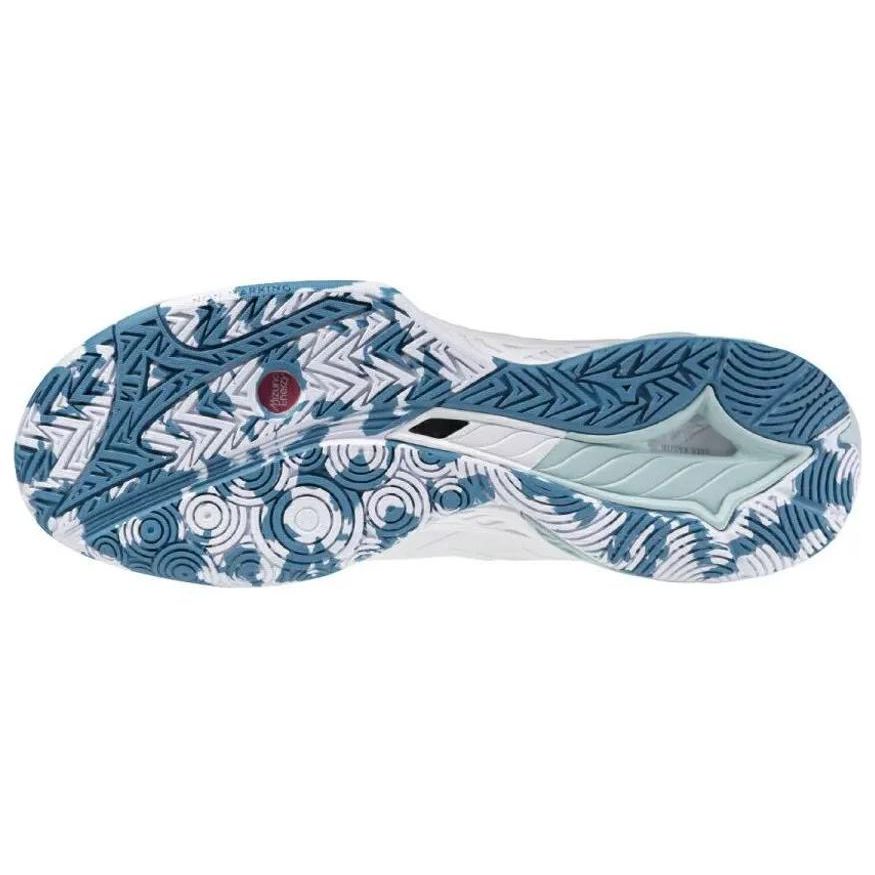 Mizuno Кроссовки унисекс Wave Fang 2 широкие бело-синие 71GA231311