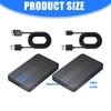 Портативный корпус 2,5 дюйма SATA для SSD и HDD, без винтов, конструкция из АБС-пластика