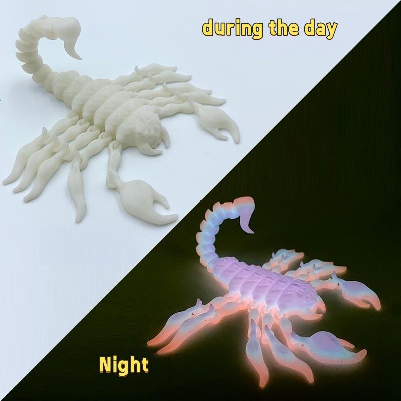 Скорпион 3D Печать Симуляция Петля Скорпион Пластиковая Игрушка Модель Животного Розыгрыш Реквизит Большой Скорпион Детская Игрушка Подарок