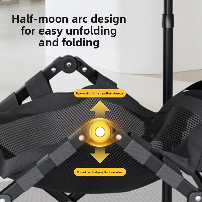 Hexagonal Foldable Trampoline Home Fitness Adult Children Indoor Jumping Bed Adult Children Sports Family Bounce Bed