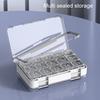 Monthly Pill Organizer Transparent Storage Box Food Grade BPA Free Large Capacity