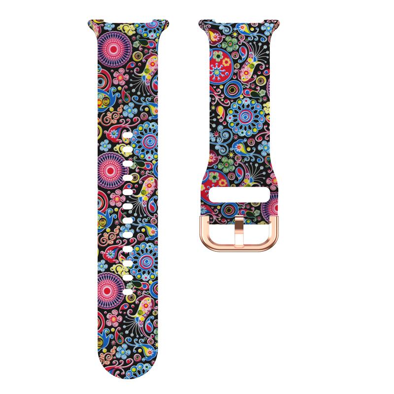 Печатный силиконовый ремешок для Samsung Watch 8, ремешок для Galaxy Watch 8 Classic, сменный ремешок без зазора, Galaxy Watch 8 Correa