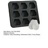 Skull Ice Mold Butt Silicone Ice Cube Mold 6-Cell BPA-Free Ice Cube Maker Dishwasher Safe Ice Mold for Whiskey Cocktails Juice
