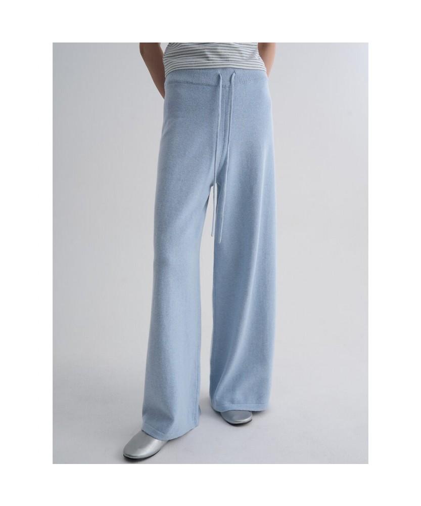 8SECONDS Wide Knit Pants Sky Blue