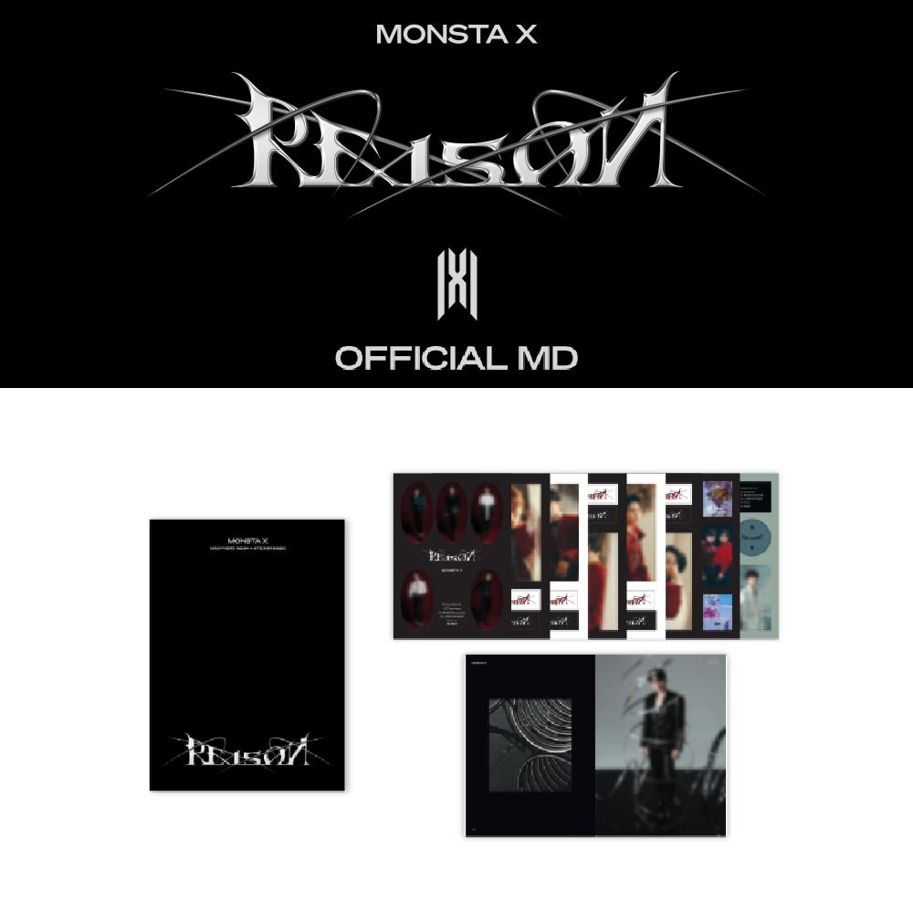 MONSTA X POP-UP STORE REASON Мини-фотокнига + Книга с наклейками